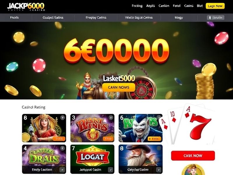 Get the latest news and updates on jackpot6000, including online casino reviews, jackpot winning strategies, and more. Stay ahead in the game with our expert insights and analysis.